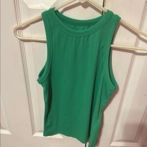 Amazon Green Fitted Tank Top